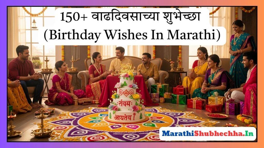 Birthday Wishes In Marathi । वाढदिवसाच्या शुभेच्छा