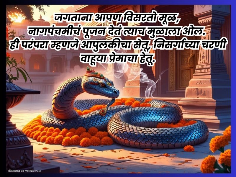 Nagpanchami Wishes Images in Marathi | नागपंचमी शुभेच्छा फोटो 10