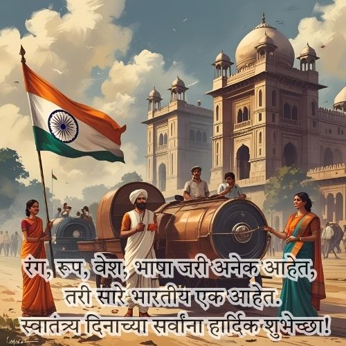 स्वातंत्र्य दिनाच्या शुभेच्छा फोटो 8