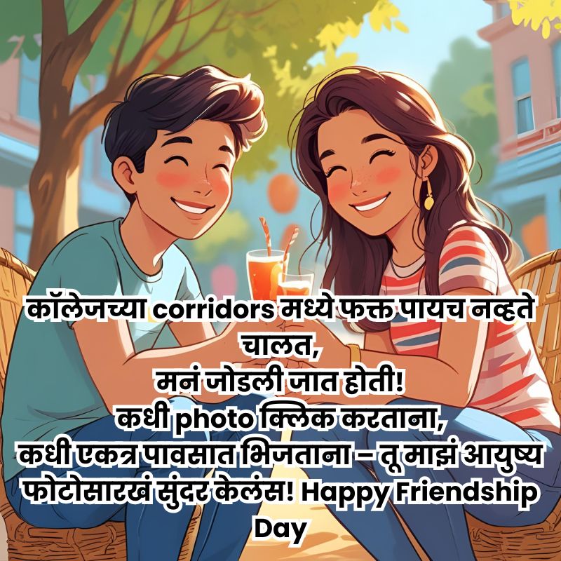 Happy Friendship Day Wishes In Marathi Image | मैत्री दिनाच्या शुभेच्छा फोटो 11